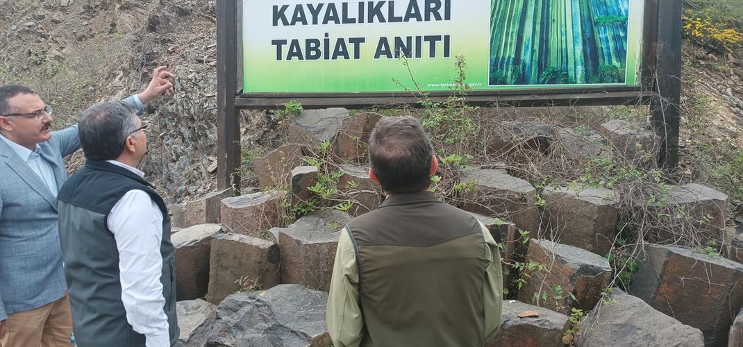 Sinop Valisi Dr. Mustafa Özarslan Turizm Haftası Programı Kapsamında Bazalt Kayalıkları Tabiat Anıtı’na Ziyarette Bulundu….