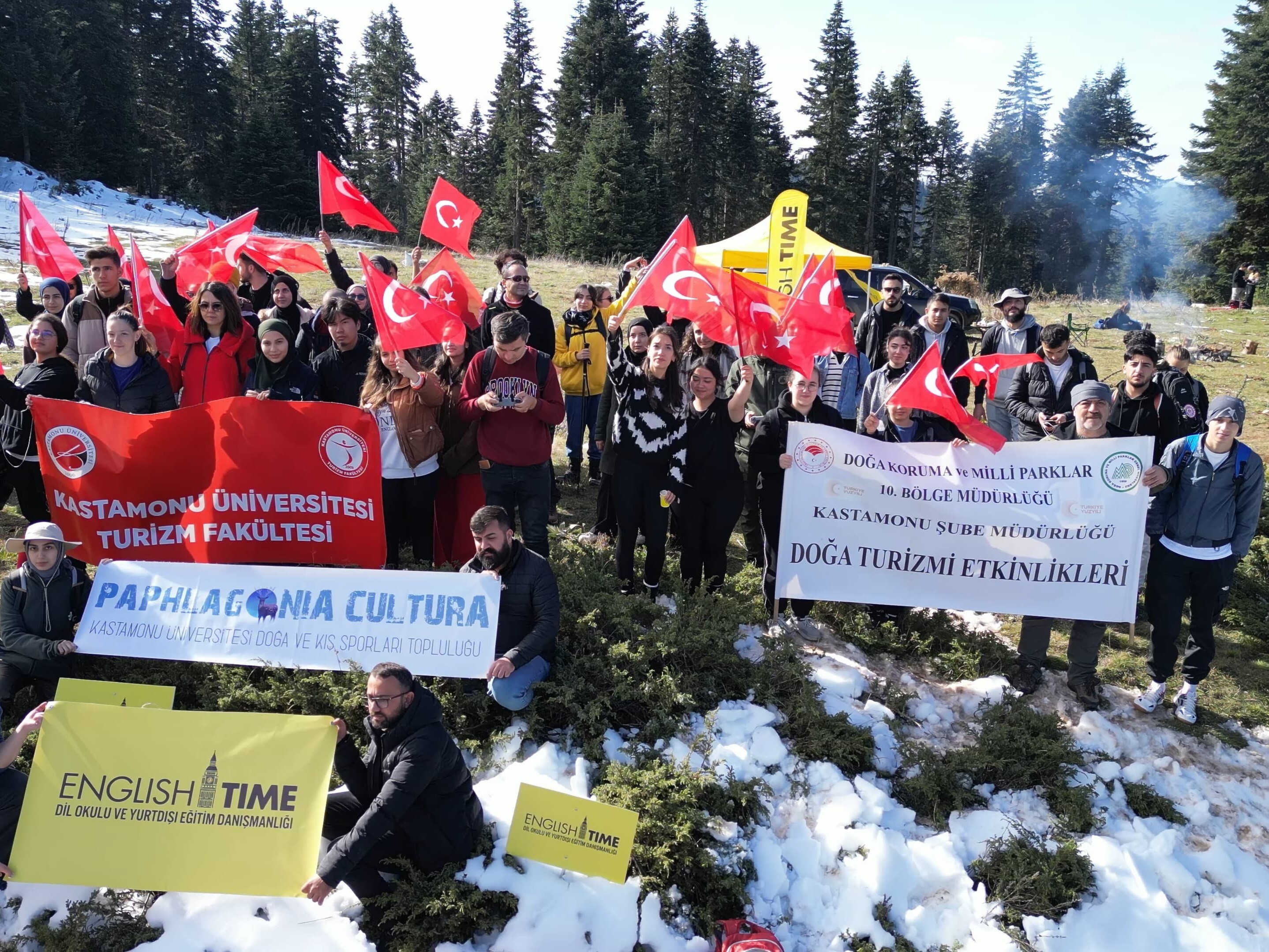 Ilgaz Dağı Milli Parkı’nda Cumhuriyet Yürüyüşü…